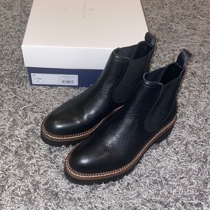 Brand new Carlson Miller lug sole Chelsea boot